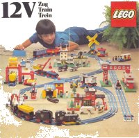 LEGO part 12V Train Idea Leaflet (98560-l-ty/fr/ho.) b76train1