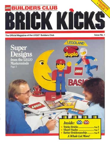 LEGO onderdeel Brick Kicks  Issue #1 1987 Fall (bk1987win)