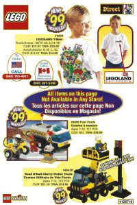 LEGO onderdeel 1999 Insert - Lego Direct - US/Canadian with Set 6459 (4126716) 4126716