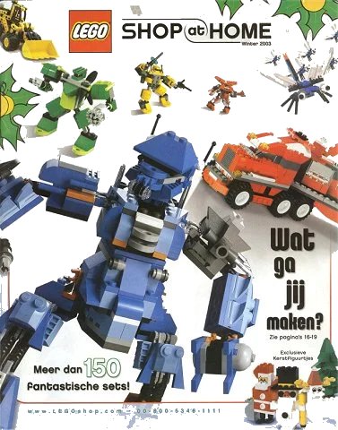 LEGO onderdeel 2003 Shop at Home - Winter Dutch (WOR U-1075) (c03sah5nl)