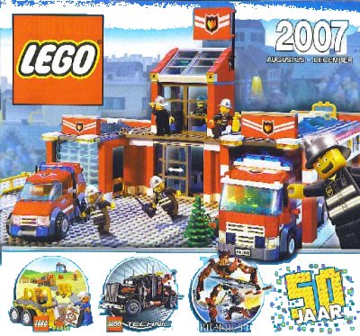 LEGO onderdeel 2007 Large Dutch August - December (451.5834-NL) (c07nl3)