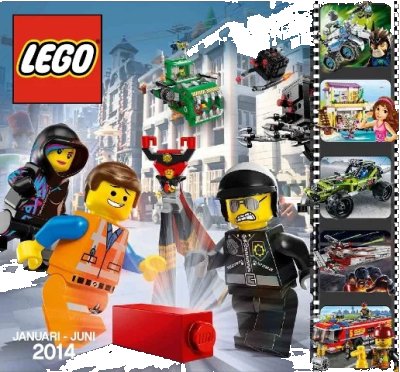 LEGO onderdeel 2014 Large Dutch January - June (607.8696-NL) (c14nl1)