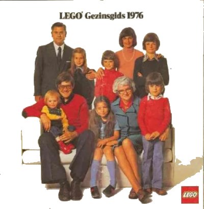 LEGO onderdeel 1976 Large Dutch Version #2 (98.400-Ho) (c76nl5)