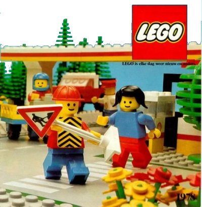 LEGO onderdeel 1978 Large Dutch (100306/100406-NL) (c78nl)