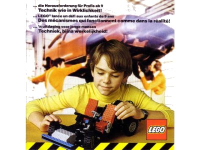 LEGO onderdeel 1980 Medium Technic European (106581/106681-EU II (D/A/CH/NL/B/F)) (c80eut2)