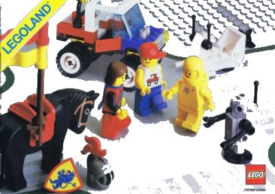 LEGO onderdeel 1987 Medium European (150780/150880 EU-I (DK/N/S/SF)) (c87eu1)