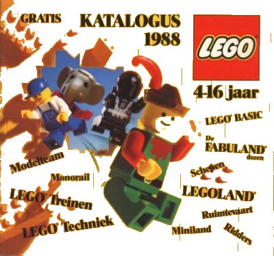 LEGO onderdeel 1988 Large Dutch (920970-NL) (c88nl)