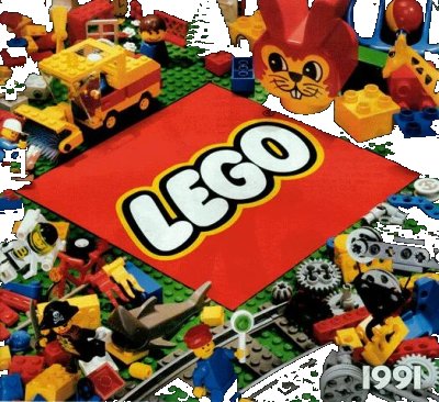 LEGO onderdeel 1991 Large Dutch (921640-NL) (c91nl)