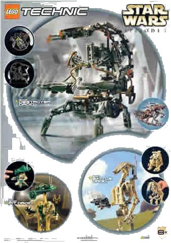 LEGO onderdeel 2000 Mini Star Wars (4130240/4130222-IN) (m00sw)