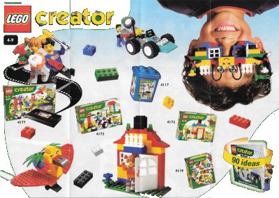 LEGO part 2001 Mini Creator (4155520/4155518) (m01cre)