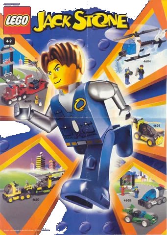 LEGO onderdeel 2001 Mini Jack Stone (4155530/4155529) (m01js)