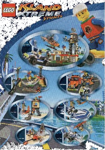 LEGO part 2002 Mini Island Xtreme Stunts (4172463/4172464) (m02ixs)