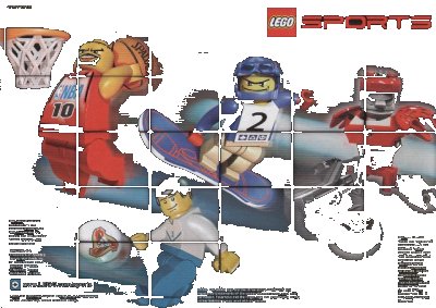 LEGO part 2003 Mini Sports (4210599/4210600) (m03spor)