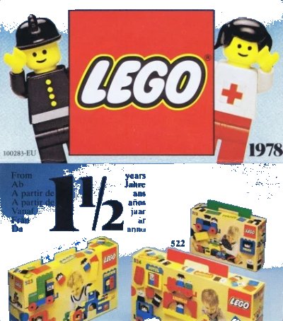 LEGO onderdeel 1978 Mini European (100283-EU) (m78eu)