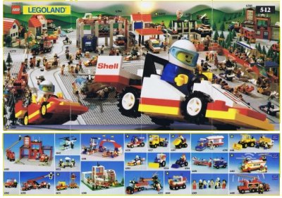 LEGO onderdeel 1989 Mini Town (108383-EU) (m89euto)