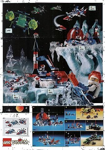 LEGO onderdeel 1993 Mini Space (109983-EU/OS) (m93space3)
