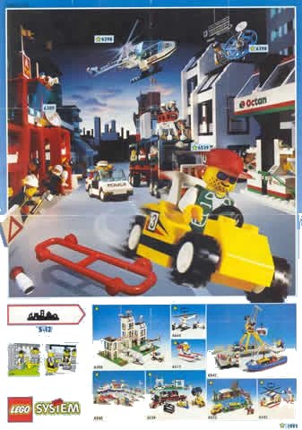LEGO onderdeel 1993 Mini Town (109883-EU/OS) (m93town)