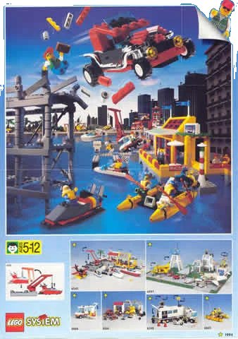 LEGO onderdeel 1994 Mini Town (991483-EU) (m94town1)