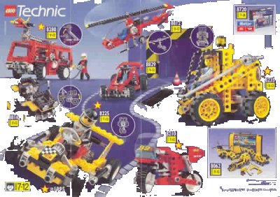 LEGO onderdeel 1995 Mini Technic (4.100.050-EU/OS) (m95tech)