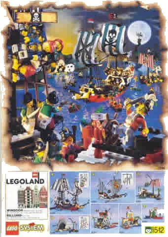 LEGO onderdeel 1996 Mini Pirates (4.103.795-EU/LO) (m96pir)