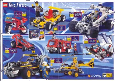 LEGO onderdeel 1996 Mini Technic (4.103.799-EU/LO) (m96tech)