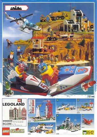 LEGO onderdeel 1996 Mini Town (4.105.472-EU) (m96town4)