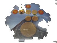 LEGO part BIONICLE Quest for Makuta: Adventure Game - Play Board Piece 01 00747board01