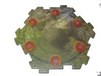 LEGO part BIONICLE Quest for Makuta: Adventure Game - Pieza del Tablero de Juego 02 00747board02
