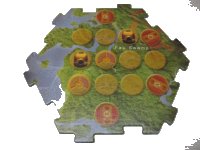 LEGO part BIONICLE Quest for Makuta: Adventure Game - Pièce de plateau de jeu 04 00747board04