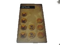 LEGO part BIONICLE Quest for Makuta: Adventure Game - Carta Onua 00747card04