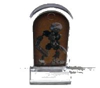 LEGO part BIONICLE Quest for Makuta: Adventure Game - Play Pawn, Kopaka 00747pawn02