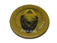 LEGO part BIONICLE Quest for Makuta: Adventure Game - Token, Kanohi Pakari 00747token06