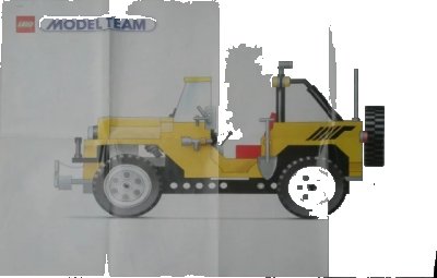 LEGO onderdeel Model Team Poster - (Set 5510) (115583)
