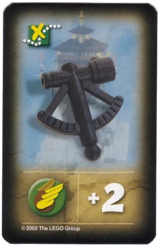 LEGO onderdeel Orient Expedition Game Card, Item - Quadrant / Sextant (Mount Everest) (4189431pb01)