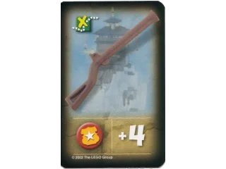 LEGO onderdeel Orient Expedition Game Card, Item - Musket (Mount Everest) (4189435pb01)