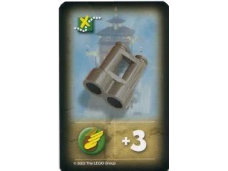 LEGO onderdeel Orient Expedition Game Card, Item - Binoculars (Mount Everest) (4189435pb03)