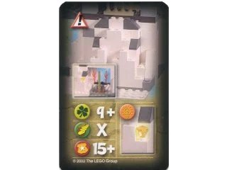 LEGO onderdeel Orient Expedition Game Card, Hazard - Cave Opening (4189435pb14)