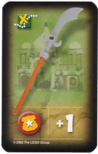 LEGO onderdeel Orient Expedition Game Card, Item - Polearm 4189436pb12