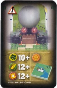 LEGO onderdeel Orient Expedition Game Card, Hazard - Scorpion Ball 4189436pb15