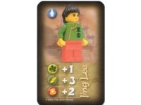 LEGO part Orient Expedition Game Card, Hero - Jing Lee 4189440pb14