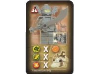 LEGO onderdeel Orient Expedition Game Card, Hazard - Dragon Fortress Guardian 4189440pb18