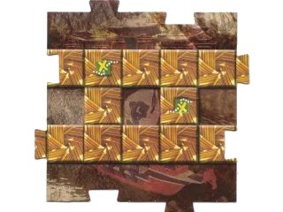 LEGO onderdeel Orient Expedition Gameboard Square - China  2 (4189445pb02)