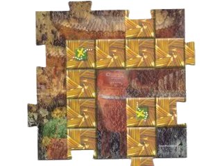 LEGO onderdeel Orient Expedition Gameboard Square - China  3 (4189445pb03)