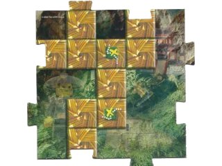 LEGO onderdeel Orient Expedition Gameboard Square - China  9 (4189445pb09)