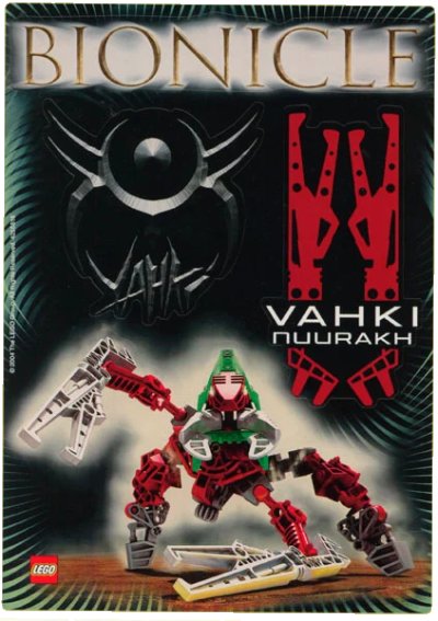 LEGO onderdeel Sticker Sheet, Bionicle Vahki Nuurakh Promotional (4255516)
