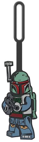 LEGO part Bag / Luggage Tag, Silicone, Star Wars Boba Fett (5005818)
