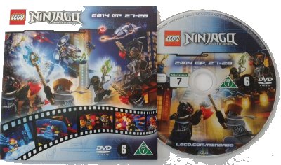 LEGO onderdeel Video DVD - NINJAGO Masters of Spinjitzu Ep. 27-28 (6088552)