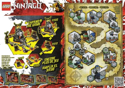 LEGO part NINJAGO Skull Dungeons Game Board (6325698)