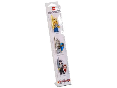 LEGO onderdeel Magnet Set, Minifigures Castle Fantasy Era (3) - King, Hero Knight, Evil Knight blister pack (852009)
