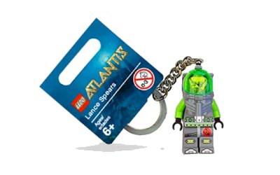 LEGO onderdeel Lance Spears with Eye Patch Key Chain (852776)